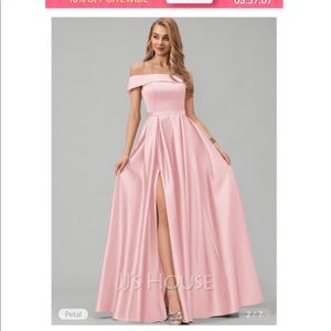Pink Bridesmaid Dress/ Gown. Size 6